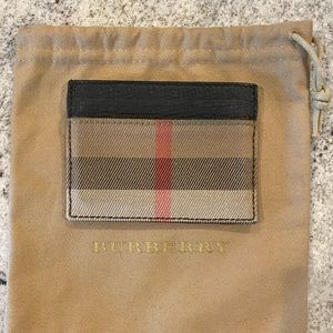 Burberry “Sandon” card holder with dust bag